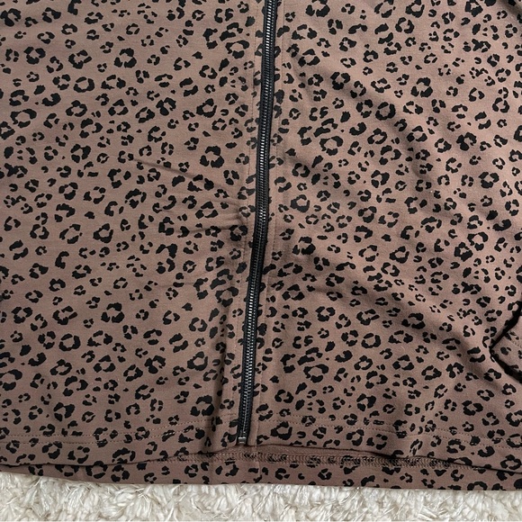 BB Dakota Jacket Women’s Small Leopard Full Zip Hoodie Casual - Picture 8 of 15